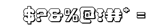 U.S. Marshal 3D Regular Font OTHER CHARS