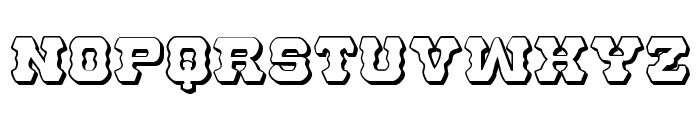 U.S. Marshal 3D Regular Font LOWERCASE
