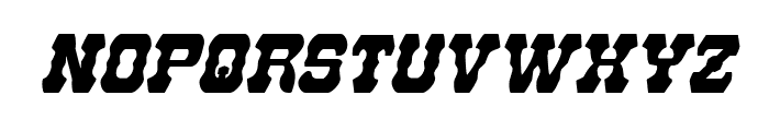 U.S. Marshal Condensed Italic Font UPPERCASE