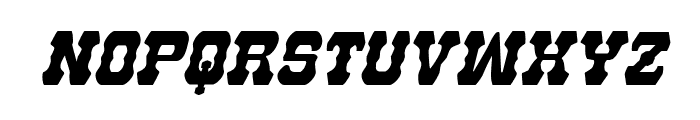 U.S. Marshal Condensed Italic Font LOWERCASE
