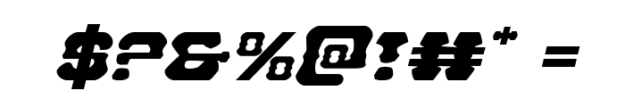 U.S. Marshal Expanded Italic Font OTHER CHARS