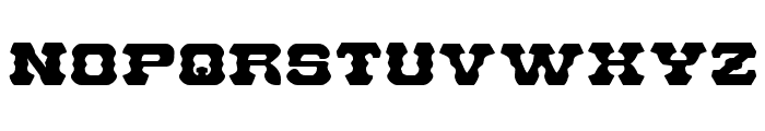 U.S. Marshal Expanded Font UPPERCASE