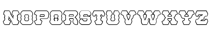 U.S. Marshal Shadow Regular Font UPPERCASE