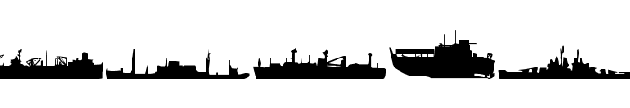 US Navy Mirror Font LOWERCASE