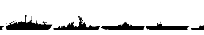 US Navy Font OTHER CHARS