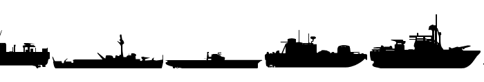 US Navy Font OTHER CHARS