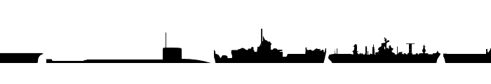 US Navy Font LOWERCASE