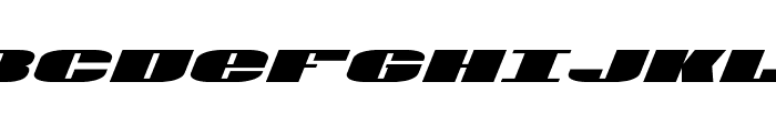 U.S.A. Condensed Italic Sample