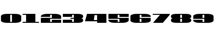 U.S.A. Condensed Font OTHER CHARS