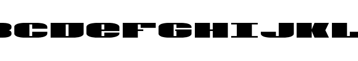 U.S.A. Condensed Font UPPERCASE