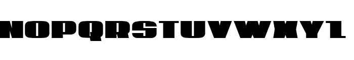 U.S.A. Condensed Font UPPERCASE