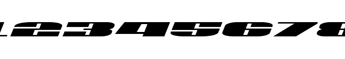 U.S.A. Expanded Italic Font OTHER CHARS