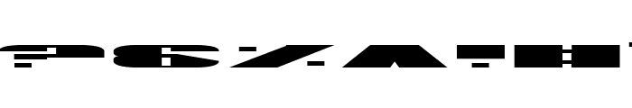 U.S.A. Expanded Font OTHER CHARS