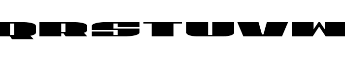 U.S.A. Expanded Font LOWERCASE