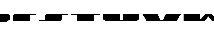 U.S.A. Expanded Font LOWERCASE