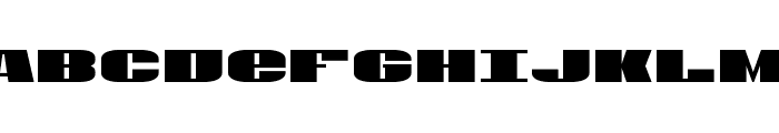 U.S.A. Extra-Condensed Font UPPERCASE
