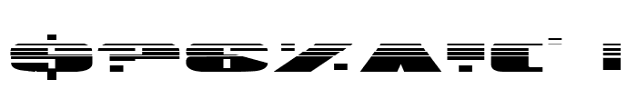 U.S.A. Gradient Font OTHER CHARS
