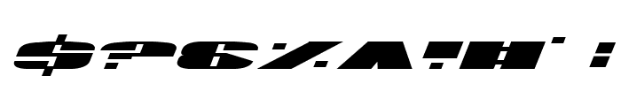 U.S.A. Italic Font OTHER CHARS