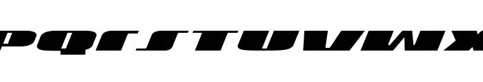 U.S.A. Italic Font LOWERCASE