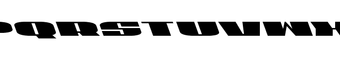 U.S.A. Leftalic Font LOWERCASE