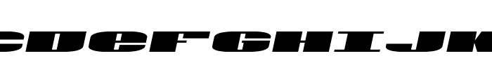 U.S.A. Semi-Italic Sample