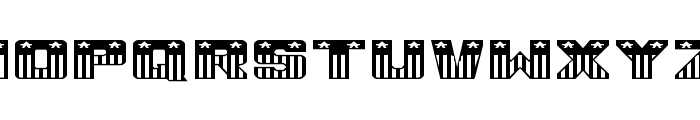 USA_Flag NormalA Font LOWERCASE