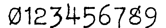 USIS 1949 Font OTHER CHARS