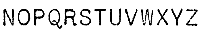 USIS 1949 Font LOWERCASE