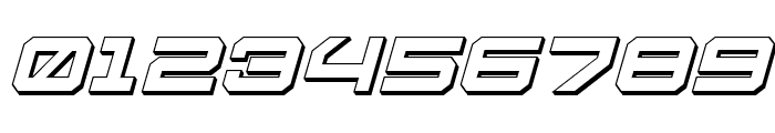 U.S.S. Dallas 3D Italic Font OTHER CHARS