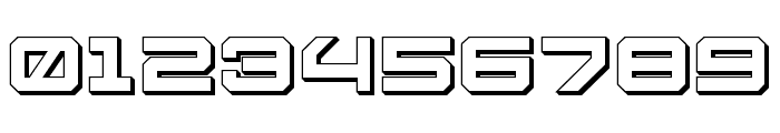 U.S.S. Dallas 3D Font OTHER CHARS