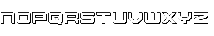 U.S.S. Dallas 3D Font UPPERCASE