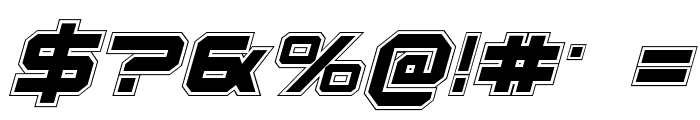 U.S.S. Dallas Academy Italic Font OTHER CHARS