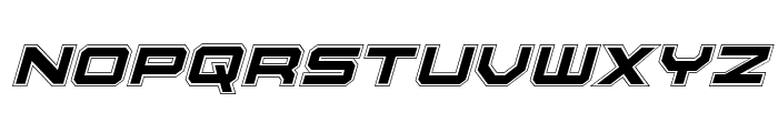 U.S.S. Dallas Academy Italic Font UPPERCASE