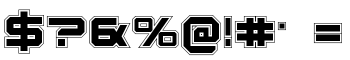 U.S.S. Dallas Academy Font OTHER CHARS
