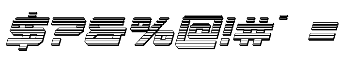 U.S.S. Dallas Chrome Italic Font OTHER CHARS