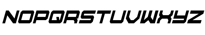 U.S.S. Dallas Condensed Italic Font LOWERCASE