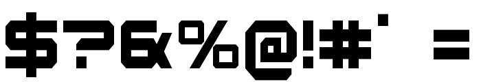 U.S.S. Dallas Condensed Font OTHER CHARS