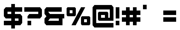 U.S.S. Dallas Condensed Font OTHER CHARS