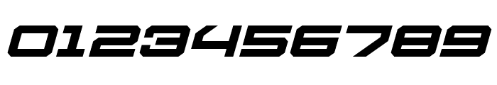 U.S.S. Dallas Expanded Italic Font OTHER CHARS