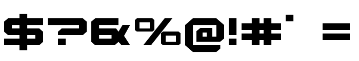 U.S.S. Dallas Expanded Font OTHER CHARS