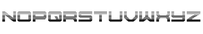 U.S.S. Dallas Gradient Font LOWERCASE