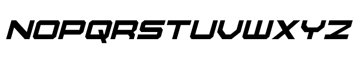 U.S.S. Dallas Italic Font UPPERCASE