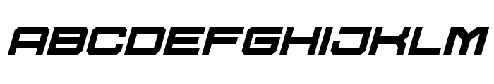 U.S.S. Dallas Italic Font LOWERCASE