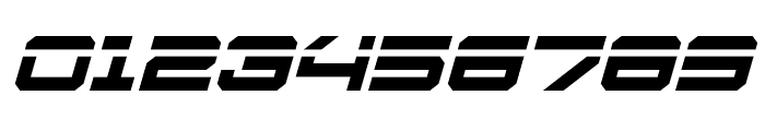 U.S.S. Dallas Laser Italic Font OTHER CHARS