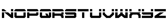 U.S.S. Dallas Laser Font LOWERCASE