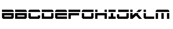 U.S.S. Dallas Laser Font UPPERCASE