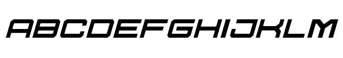 U.S.S. Dallas Light Italic Font LOWERCASE