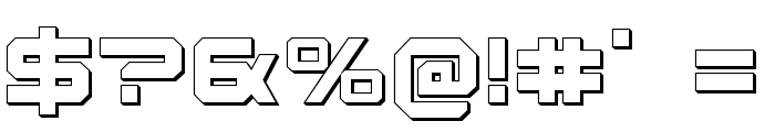U.S.S. Dallas Outline Font OTHER CHARS