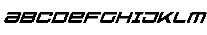 U.S.S. Dallas Super-Italic Sample