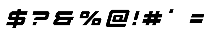 U.S.S. Dallas Title Italic Font OTHER CHARS